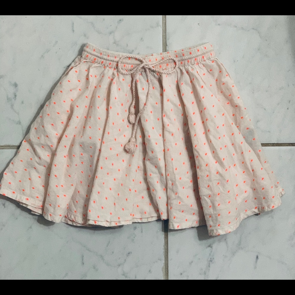 Light pink skirt with neon dots - Emile et Ida
